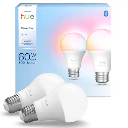 PHILIPS hue Essential 126 White and color ambiance Ambiance blanche et colorée 60 W - 8.8 W 800 lumen