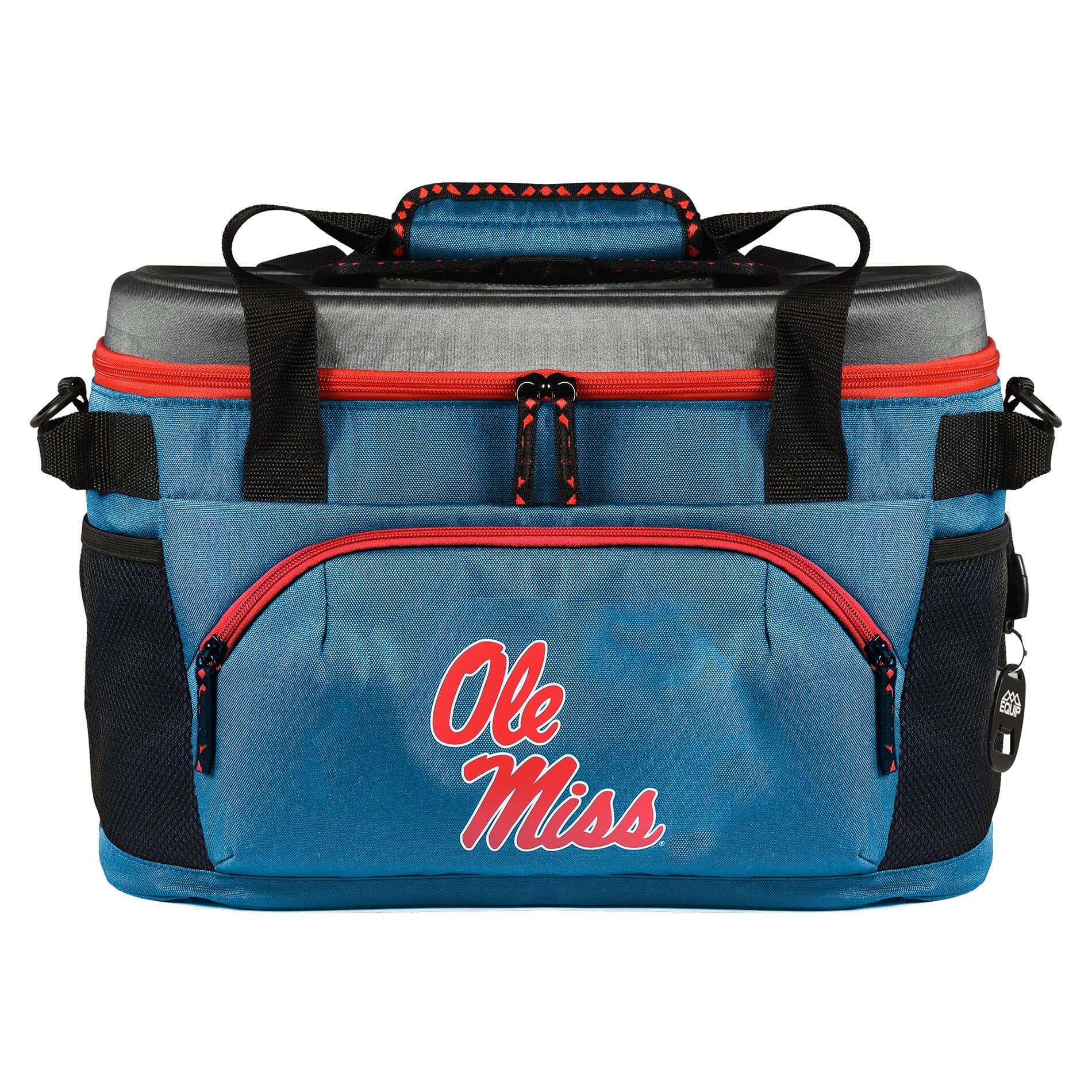 Photos - Car Cooler & Fridge Equip  Ole Miss Rebels Ice Kicker 30 Cooler - Blue 202460157 