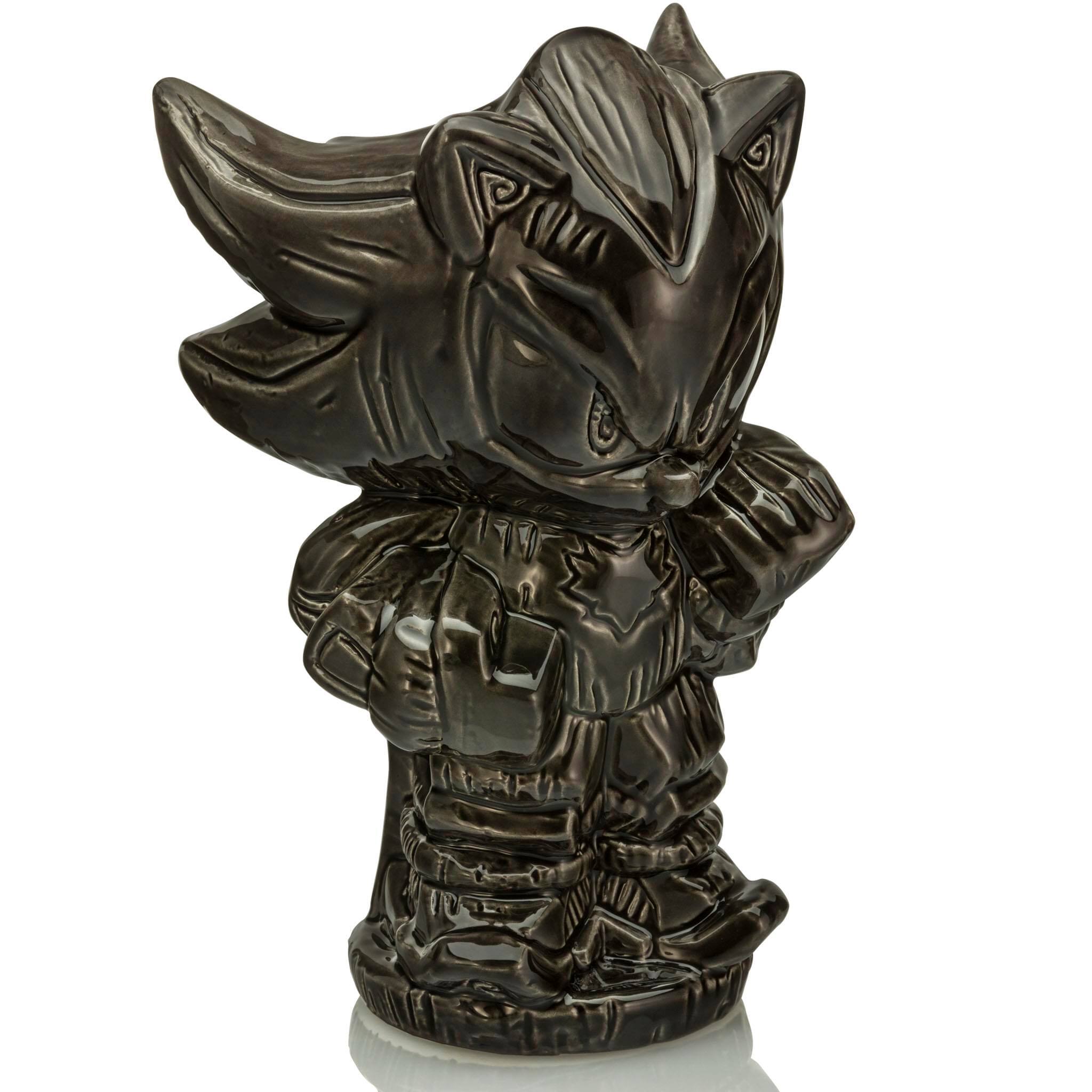 Alt View 1. ThinkGeek - Geeki Tikis Sonic The Hedgehog Shadow Ceramic Mug | Holds 14 Ounces - Black.