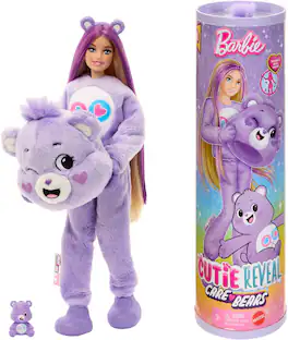Barbie - Cutie Reveal Care Bears 11.5" doll - Purple