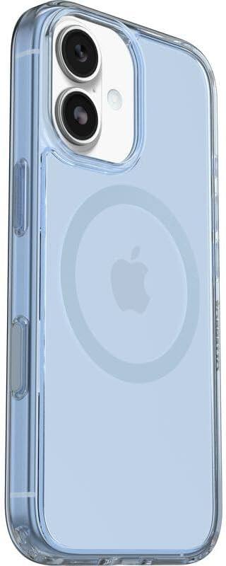 Alt View 2. OtterBox - OtterBox iPhone 17 (Only) Bundle: Symmetry Clear Series+ Case & Screen Protector - Snaps to MagSafe - Ultra-Sleek - Blue Bliss (Clear/Blue).