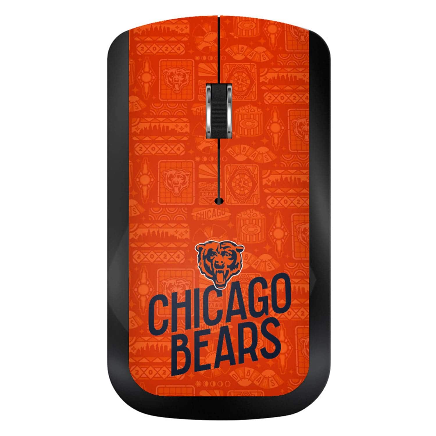 Keyscaper - Chicago Bears 2024 Illustrated Limited Edition Wireless Mouse - Wireless - Black
