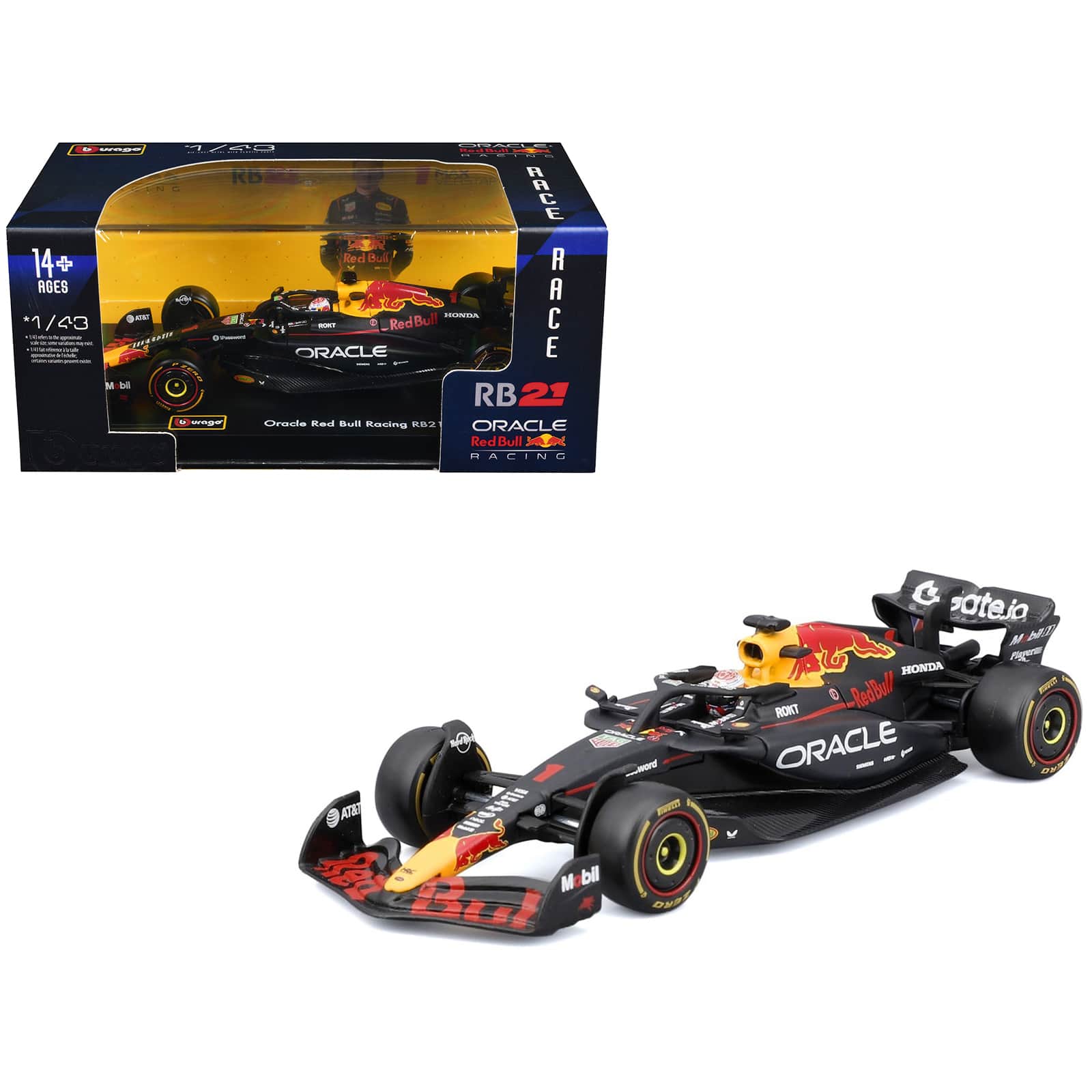 "Red Bull Racing RB21 #1 ""F1 World Championship"" (2025) with Display Case ""Race"" Series 1/43 Diecast Model Car by Bburago" price history on PriceWatchPro