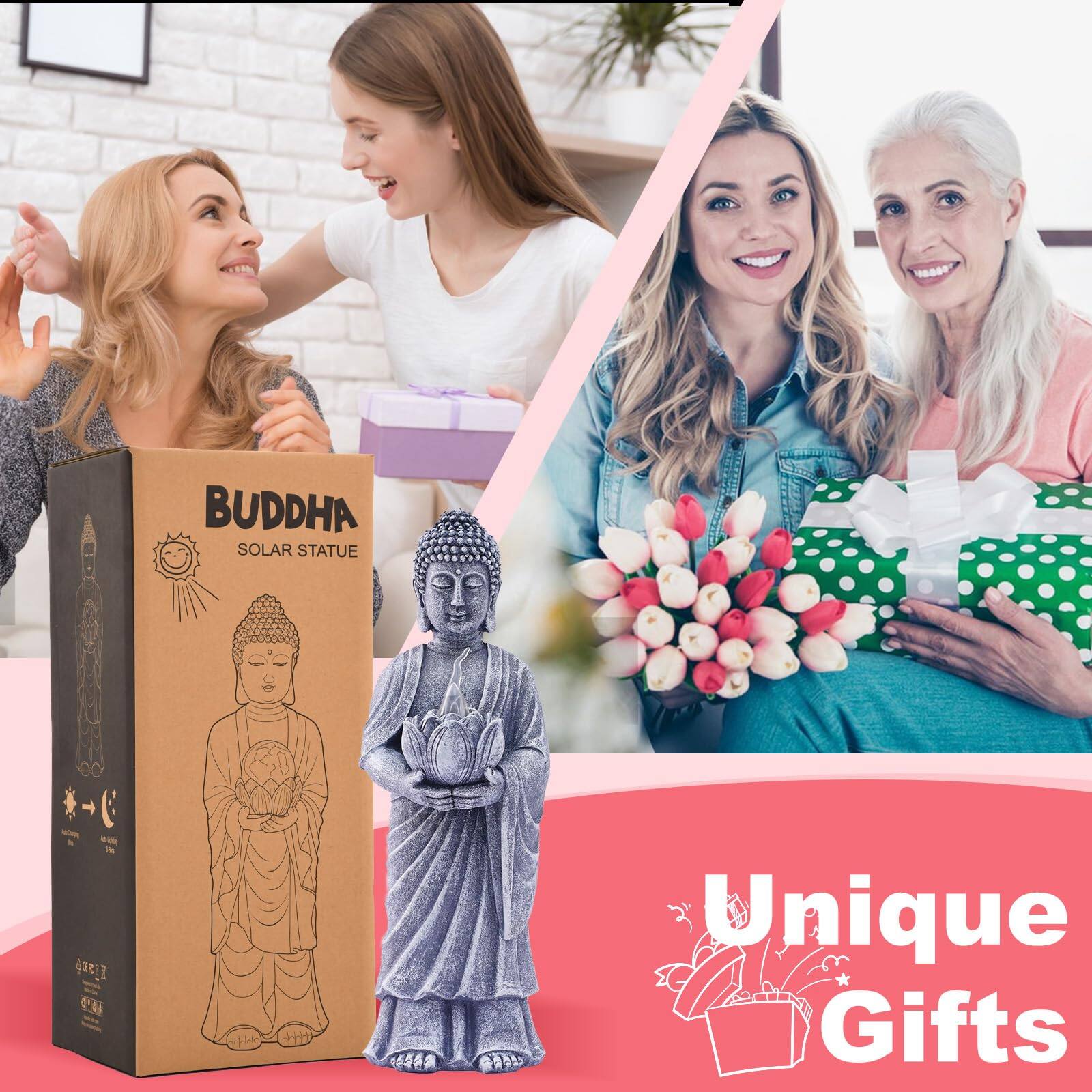 BUDDHA SOLAR STATUE

Unique Gifts