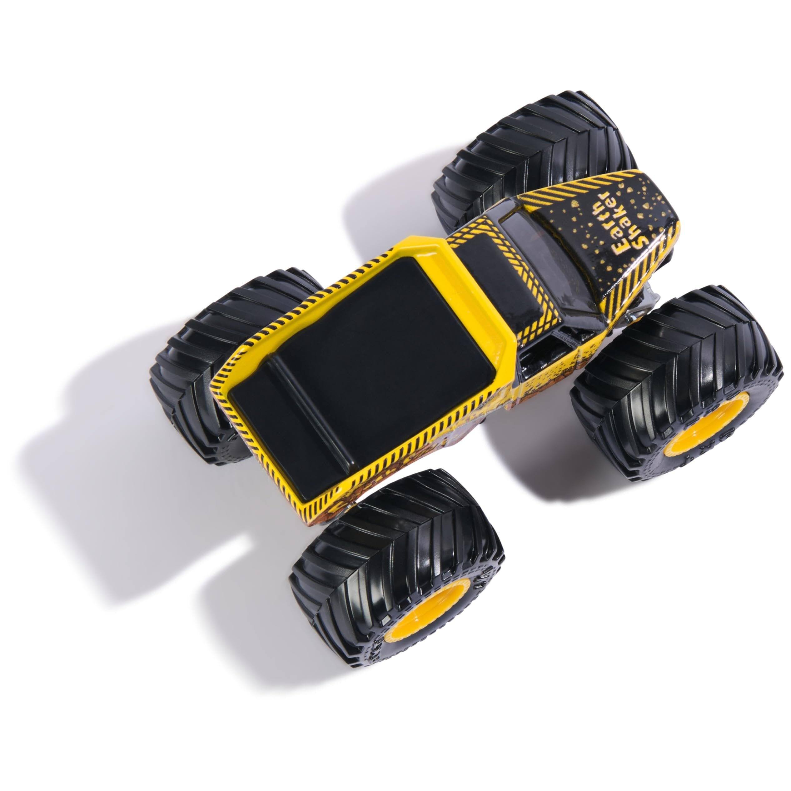 Alt View 1. Monster Jam - Monster Jam Earth Shaker Monster Truck 2025 Legacy Series 43 1:64 Die-Cast Toy Ages 3 and up - Yellow.