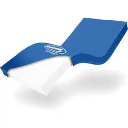 Invacare - Hospital Bed Mattress with Fluid-Resistant Removable Cover & Shaped Cells - 80" x 36" x 6" - Blue