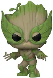 FUNKO POP! Marvel: We Are Groot - Wolverine - COLLECTIBLES