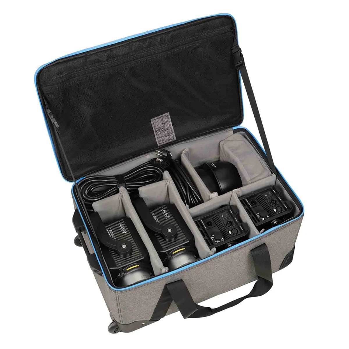 NANLITE - Forza 300B II 350W Bi-Color LED Video 2-Spotlight Kit with Trolley Case