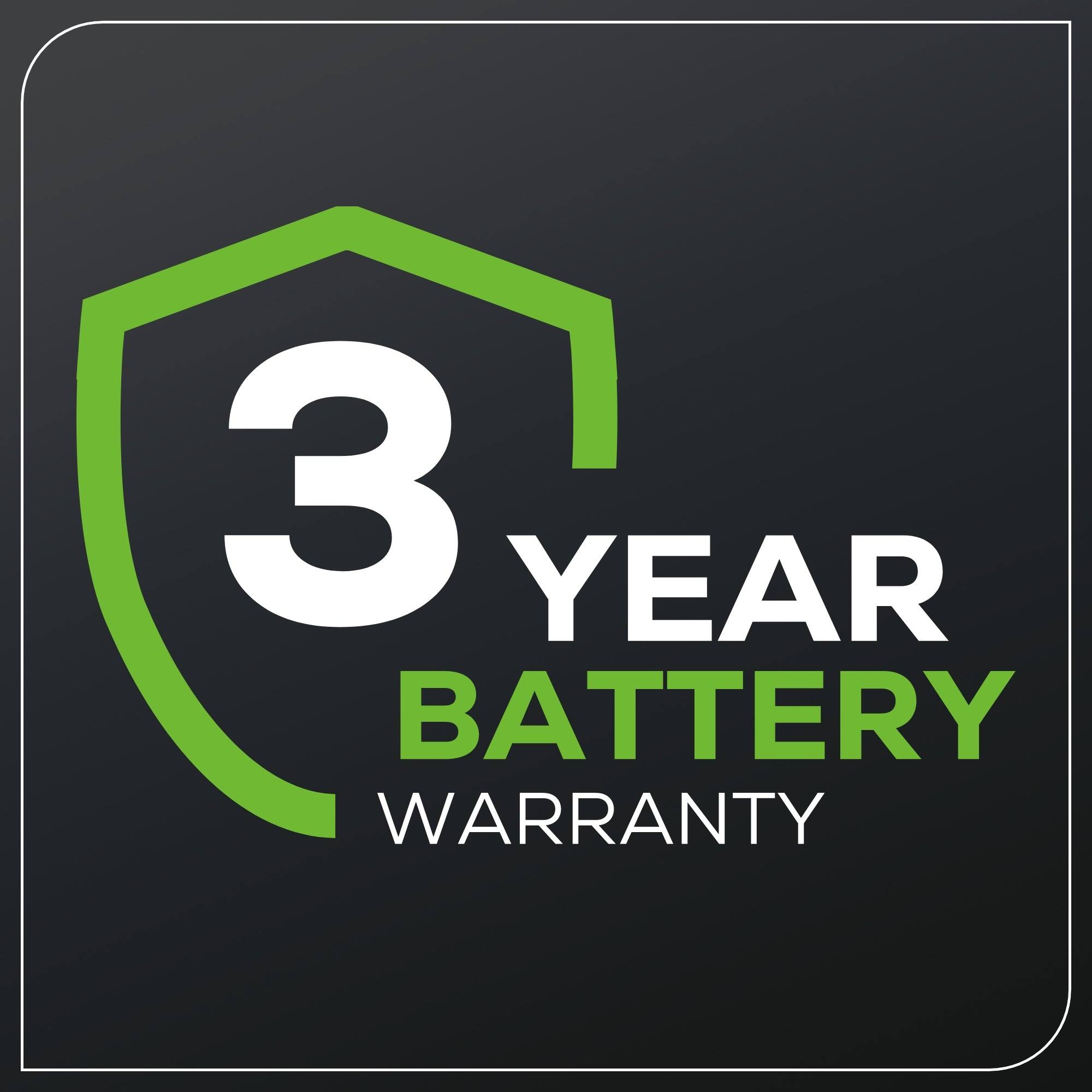 3 YEAR BATTERY WARRANTY