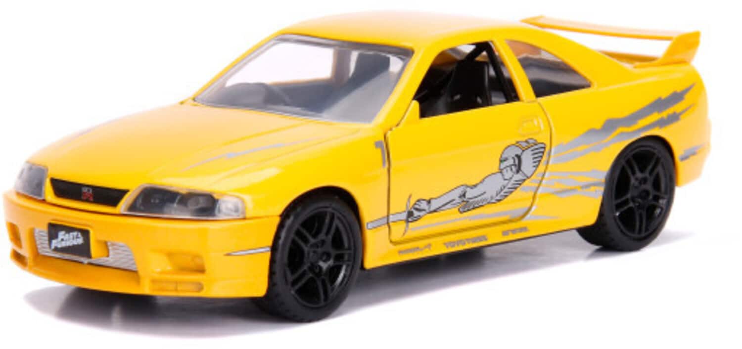 Jada Toys - 1:32 Fast & Furious 1 - Leon's '95 Nissan Skyline GT-R (BCNR33) Yellow - COLLECTIBLES - Multicolor price history on PriceWatchPro
