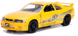 Jada Toys - 1:32 Fast & Furious 1 - Leon's '95 Nissan Skyline GT-R (BCNR33) Yellow - Collectibles - Multicolor