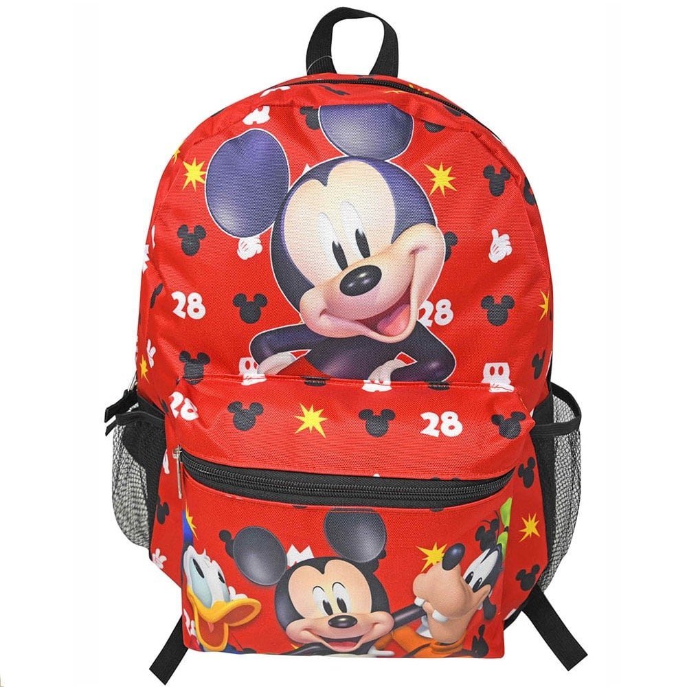 Photos - Backpack Disney UPD -  Mickey Mouse School 16"  - Goofy, Donald ages 3+ - Multicolored 