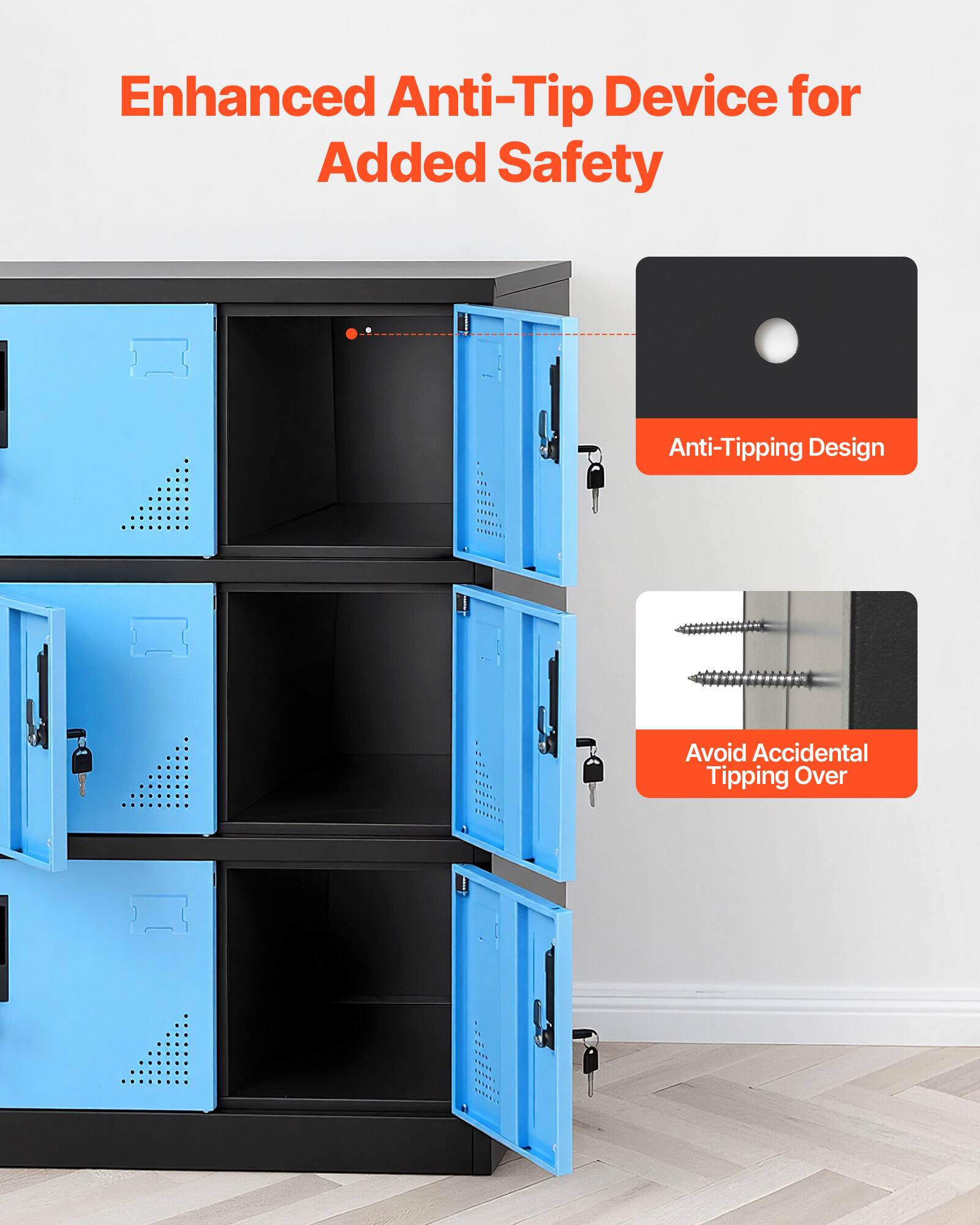Enhanced Anti-Tip Device for Added Safety

Anti-Tipping Design

Avoid Accidental Tipping Over