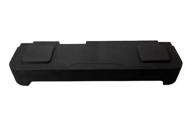 Front. KICKER - L7T Custom Fit Dual 10" 2-Ohm Down Firing Enclosure Subwoofer for Select Chevy Silverados/GMC Sierra Crew Cabs - Black.