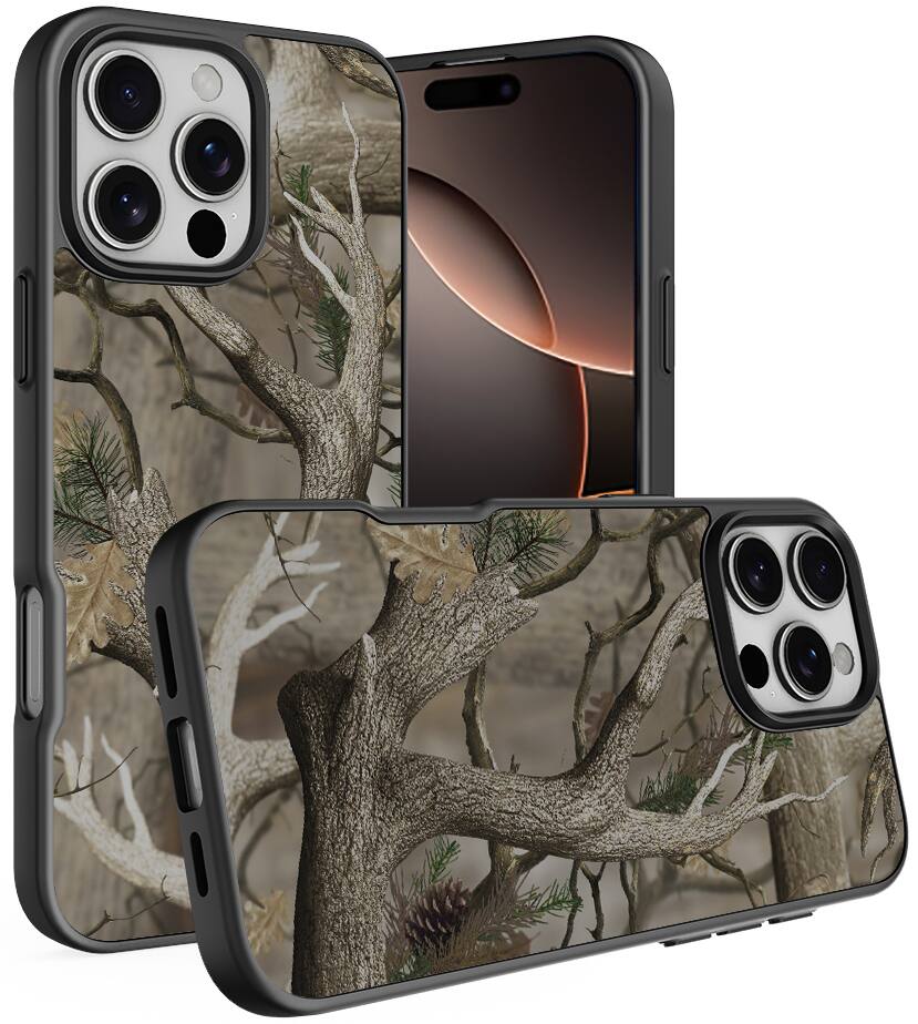 Alt View 2. Nakedcellphone - Case for iPhone 16 Pro Max Phone - Compatible with MagSafe - Camo.