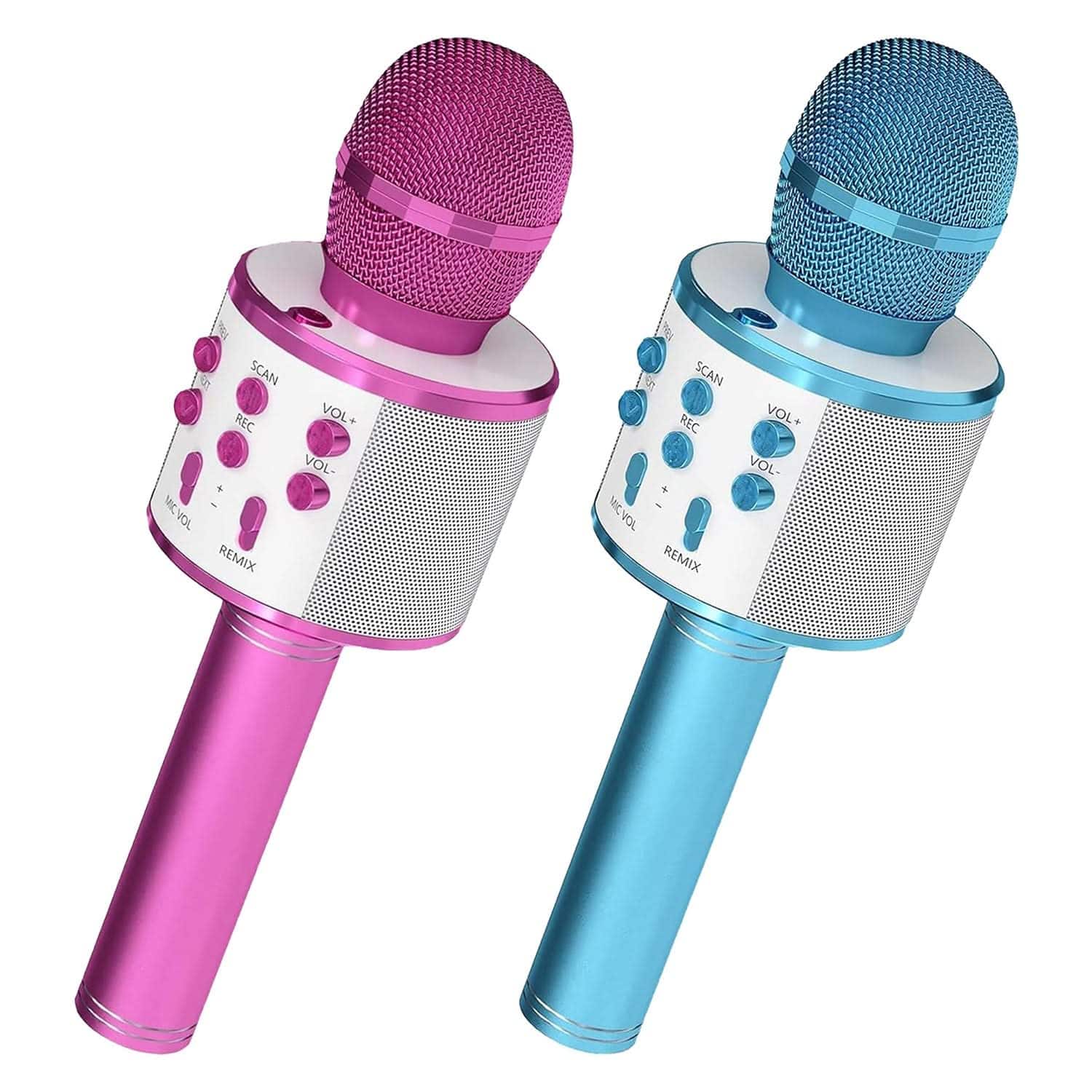 5 CORE - Microphone Wireless Karaoke Mic With Speaker 3 in 1 Portable Bluetooth Microfono Inalambrico - Multicolor