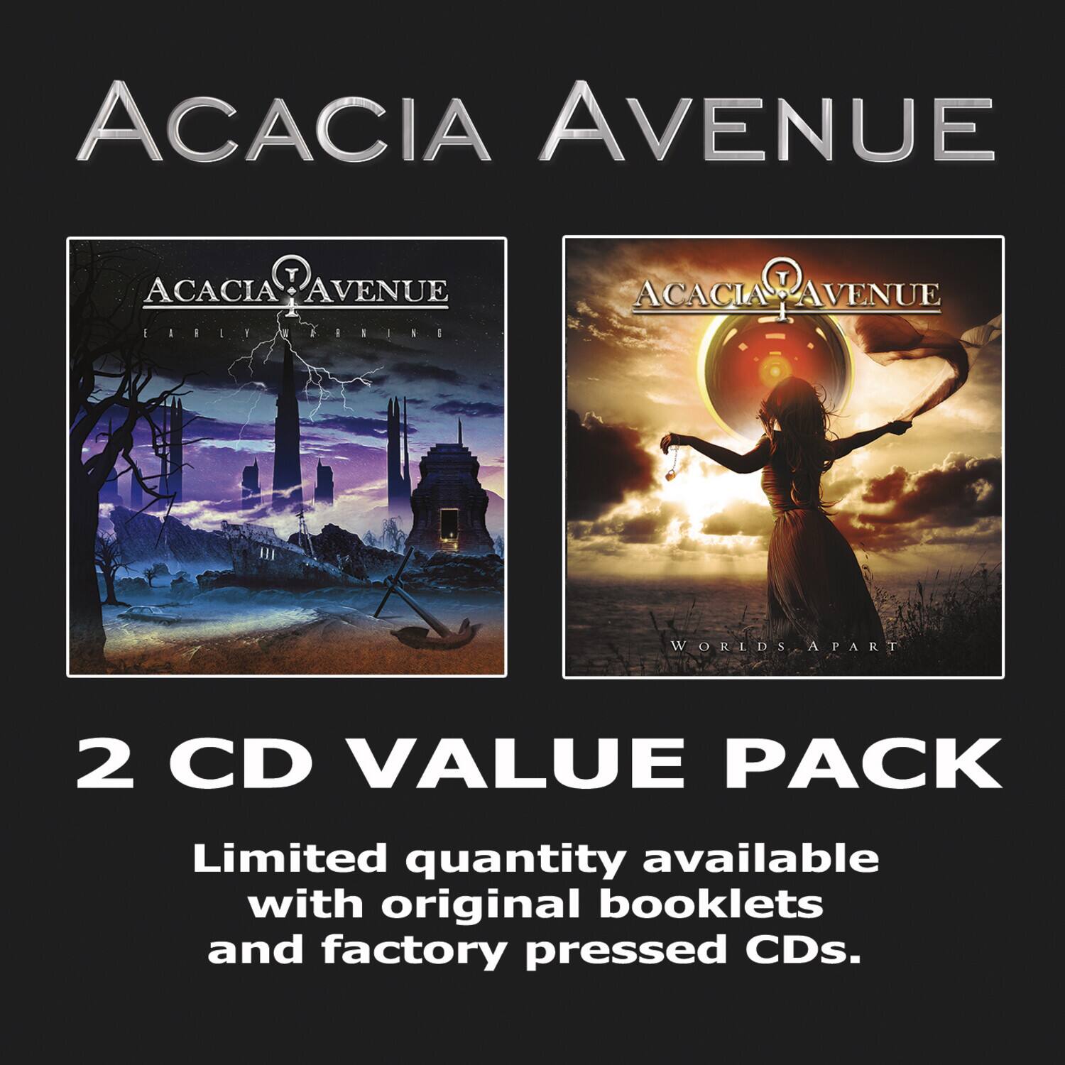Acacia Avenue - Early Warning And Worlds Apart   - COMPACT DISCS [CD] price history on PriceWatchPro