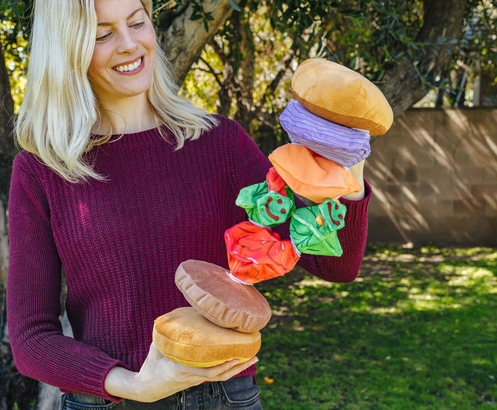 Alt View 2. Nickelodeon - Nickelodeon SpongeBob SquarePants Krabby Patty 10-Inch Plush - Multi-Colored.