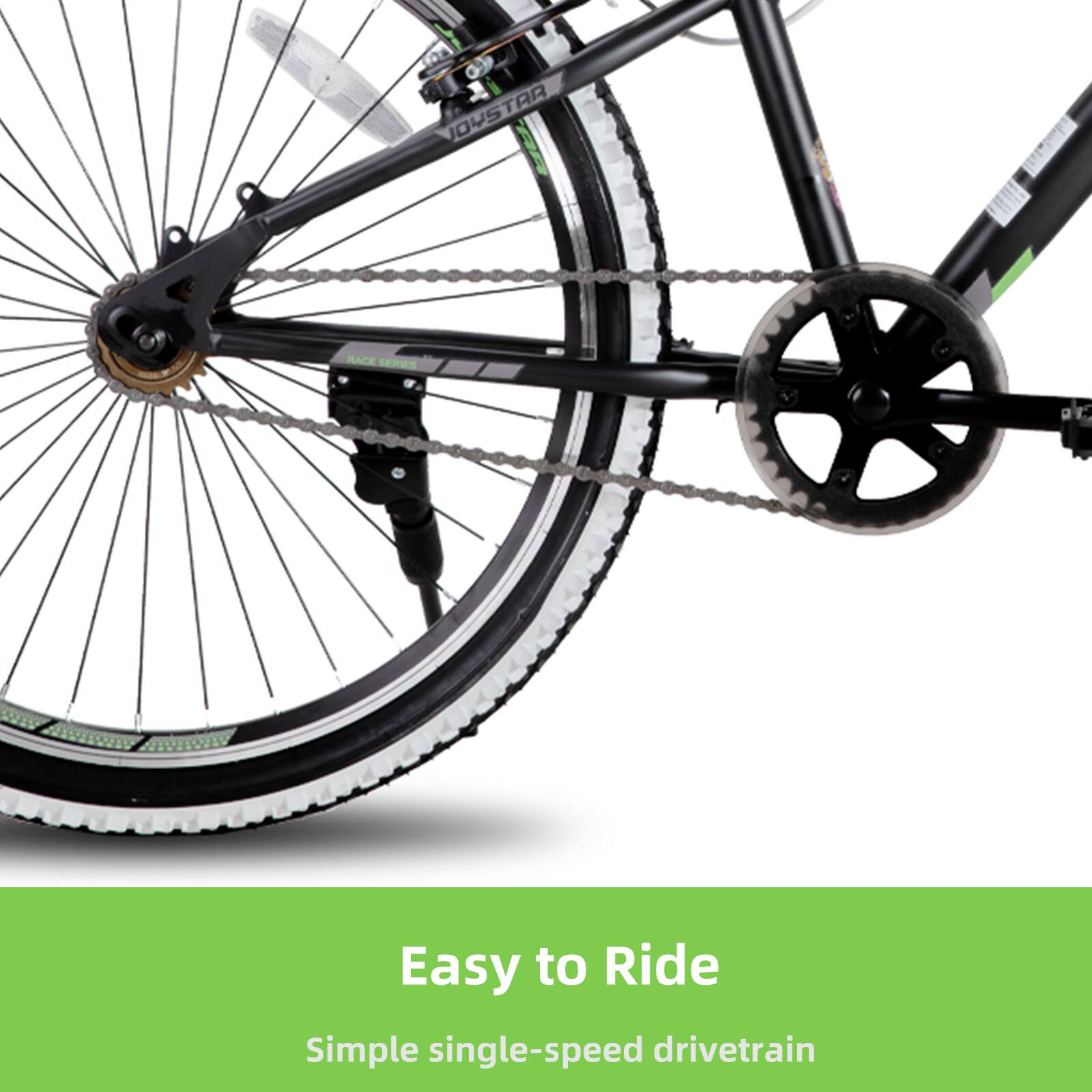 JOYSTAR RACE SERIES  
Easy to Ride  
Simple single-speed drivetrain