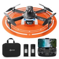 Contixo - F19 Brushless Motor GPS Drone with Remote Controller - Silver - Front_Zoom