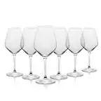 Front. Table 12 - TABLE 12 14.5-Ounce White Wine Glasses, Set of 6, Lead-Free Crystal, Break Resistant - Clear.