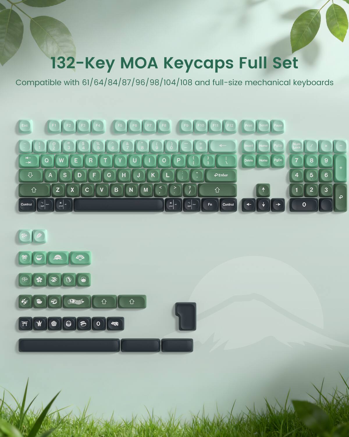 Green-132 Keys