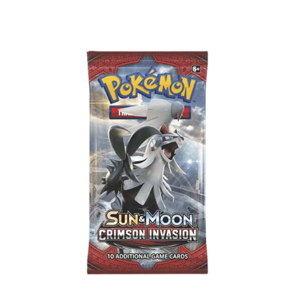 6+ Pokémon  
Sun & Moon Crimson Invasion  
10 Additional Game Cards
