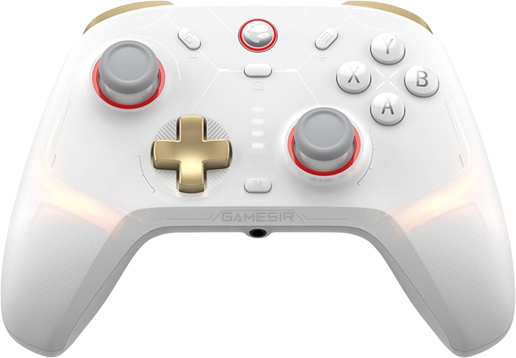 Alt View 8. GameSir - Cyclone 2 Wireless Gaming Controller for Switch, PC, iOS, Andriod, and Steam - Phantom White.