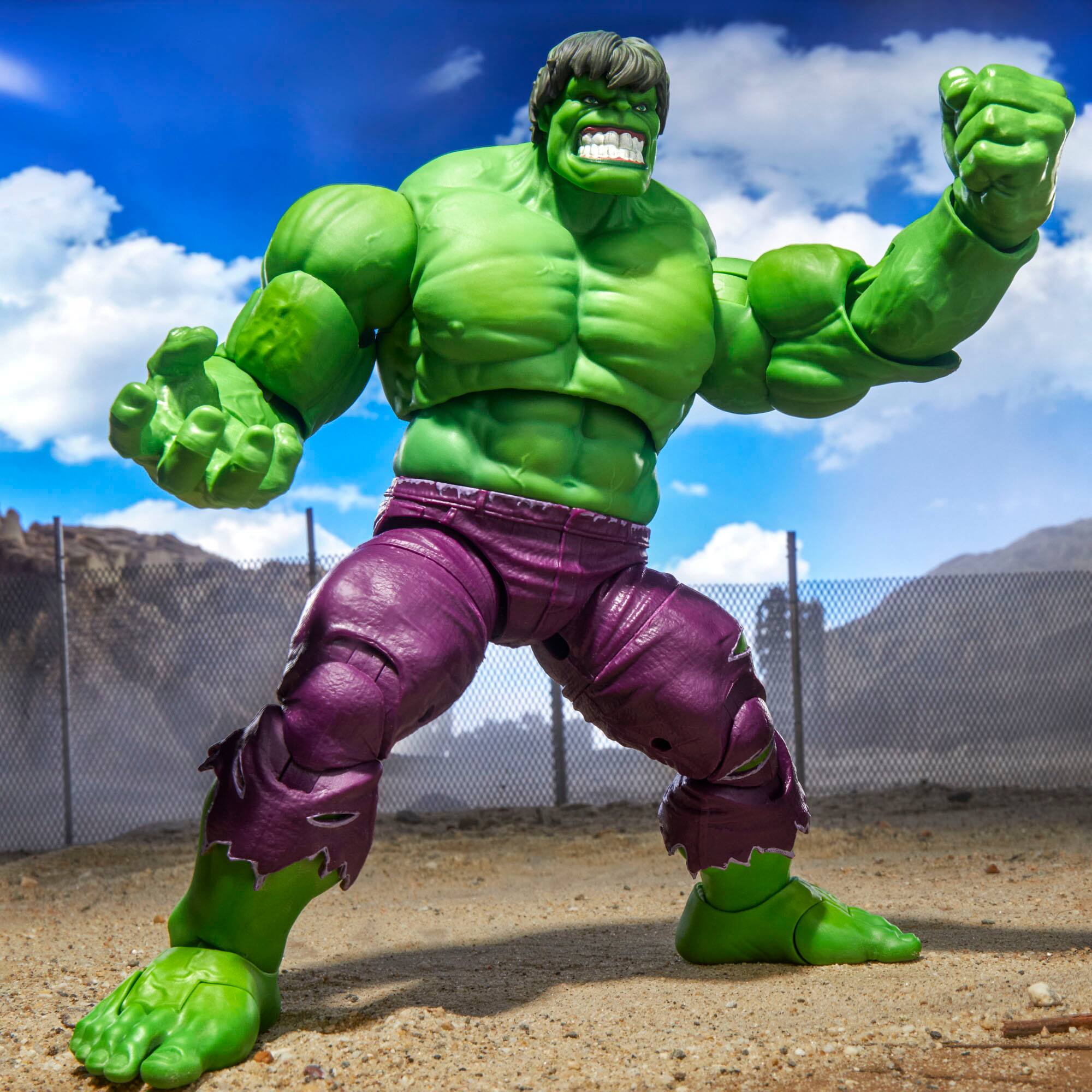 Left. Marvel - Legends Maximum Series Hulk.