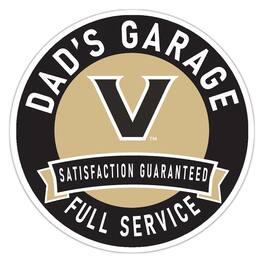 Fan Creations - Vanderbilt Commodores 16" Dad's Garage Wood Sign - Multicolor