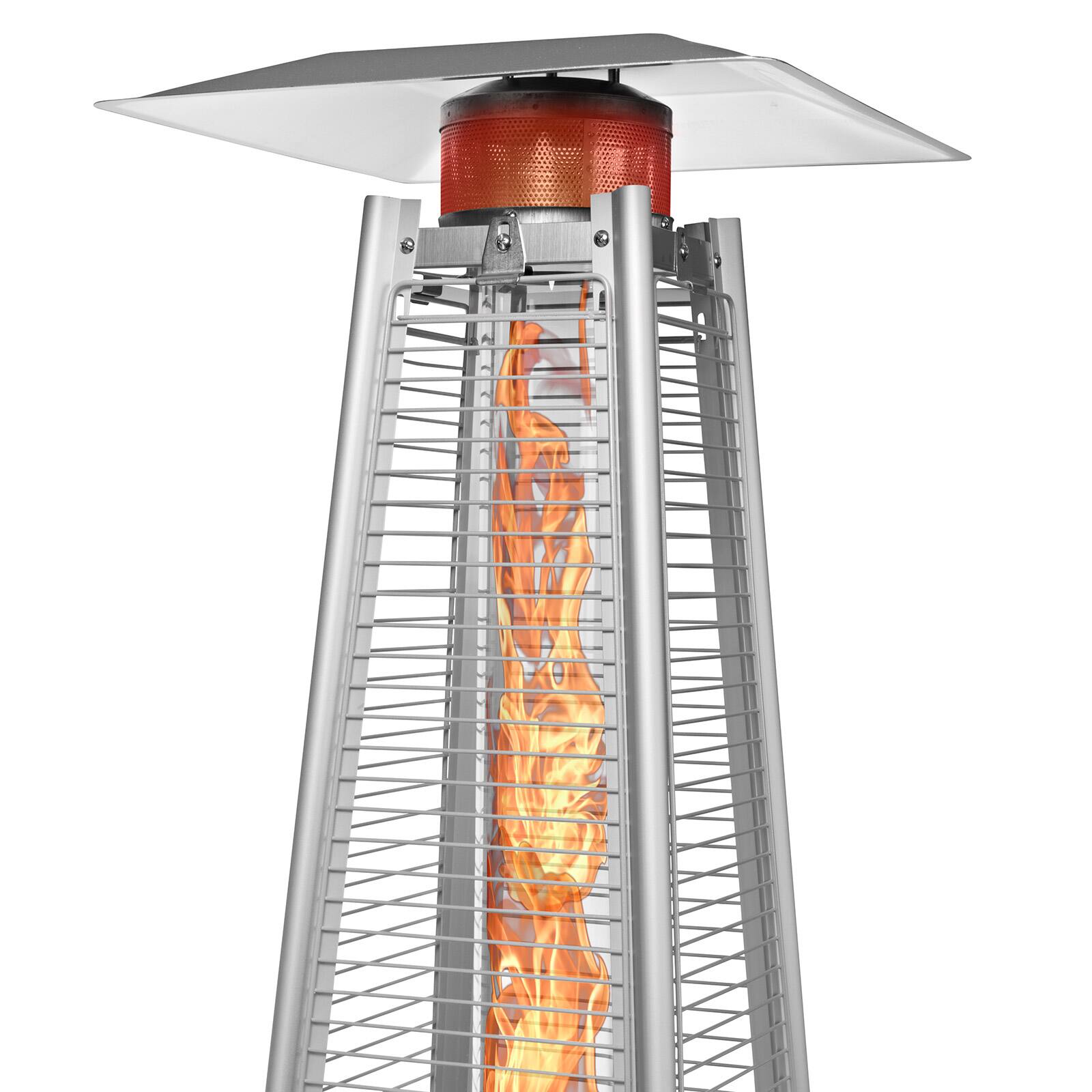 Alt View 1. Thermo Tiki - Outdoor Propane Patio Heater - Commercial LP Gas Porch and Deck Heater - Stainless Steel.