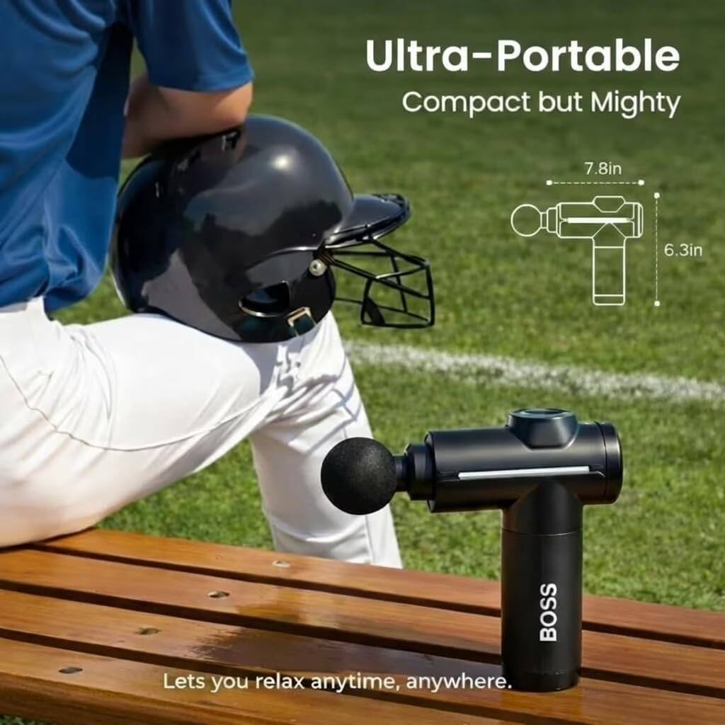 Ultra-Portable  
Compact but Mighty  
7.8in 6.3in  
BOSS  
Lets you relax anytime, anywhere.