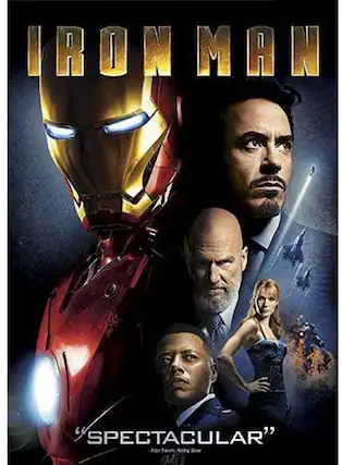 Front. Iron Man - DVD.