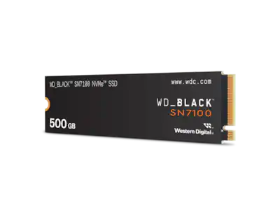 Western Digital WD_BLACK SN7100 M.2 2280 500GB PCI Express 4.0 x4 Western Digital WD_BLACK SN7100 M.2 2280 500GB PCI Express 4.0 x4