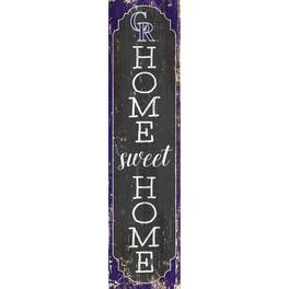 Fan Creations - Colorado Rockies 24" Home Sweet Home Leaner Sign - Multicolor