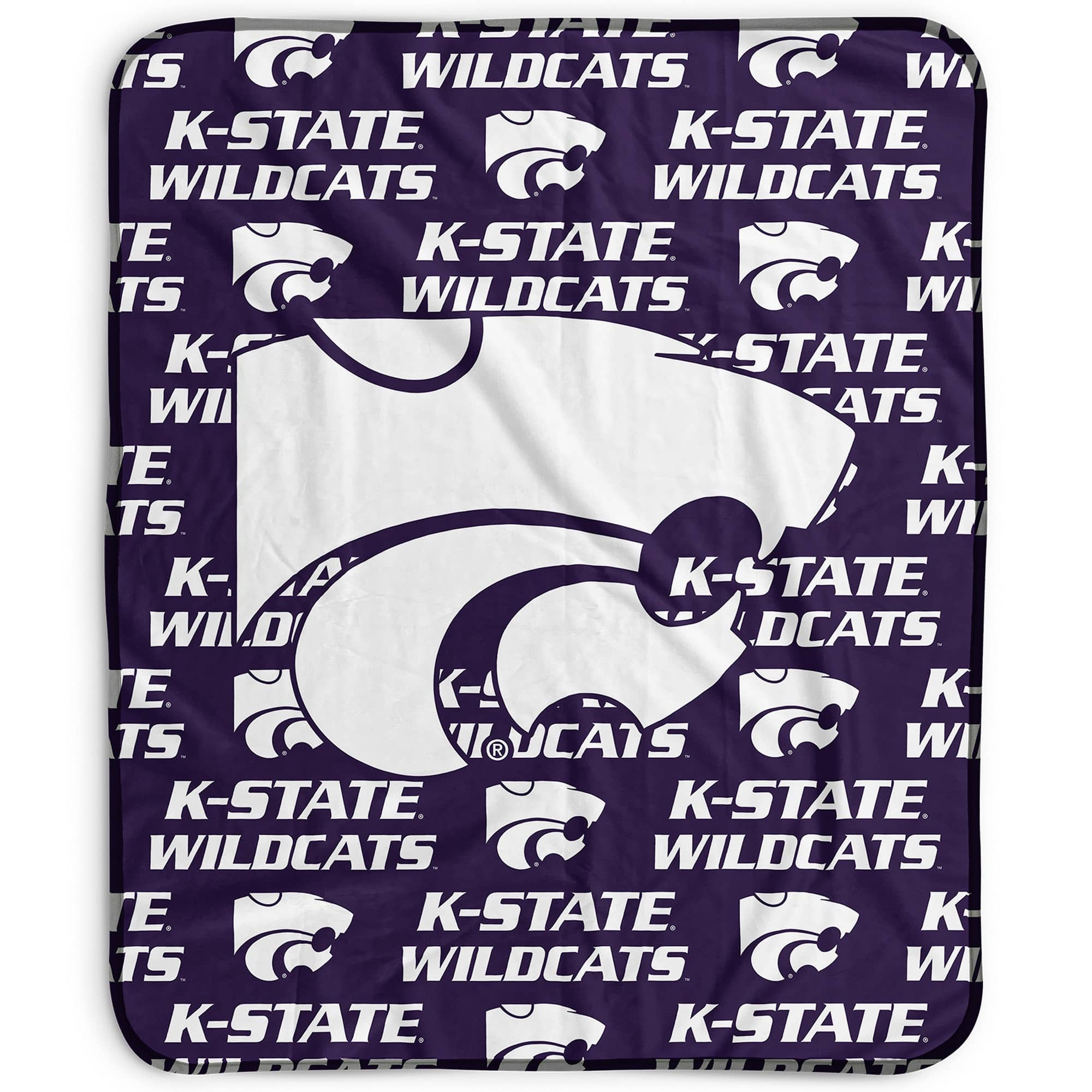 Pegasus - Kansas State Wildcats 50" x 60" Repeat Wordmark Fleece Blanket - Multicolor