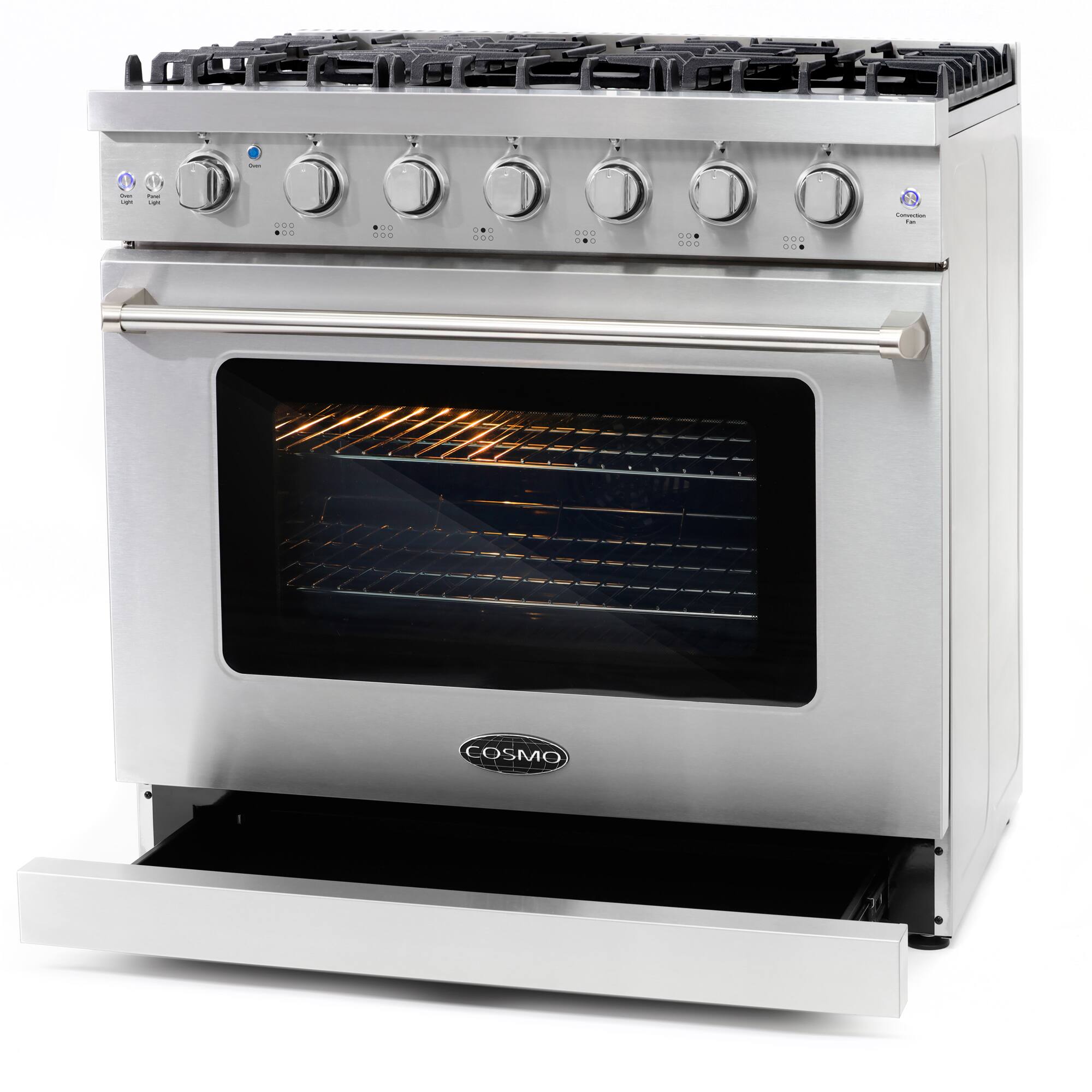 Oven
Set Light
Paral light
000 ...
... ...
000 000
000 000 :
000 000
... 00
Convection Fan
COSMO