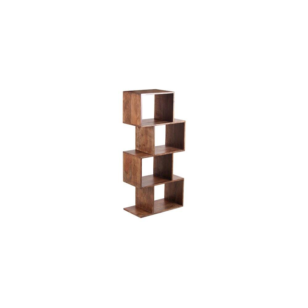 Alt View 1. Porter Designs - Portola Solid Acacia Wood Bookcase - Brown.