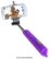 Angle Zoom. Digital Treasures - Shoot 'N Share Bluetooth Selfie Stick - Purple.