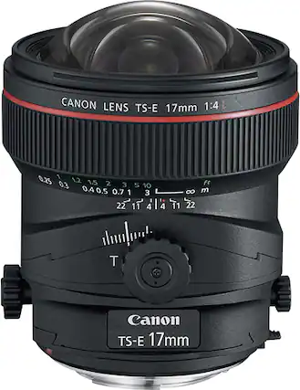 Front. Canon - TS-E17mm F4L Tilt-Shift Lens - Black.