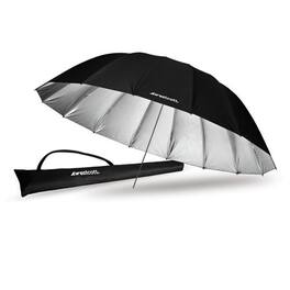 Westcott - Silver Bounce Parabolic Standard Umbrella (7')