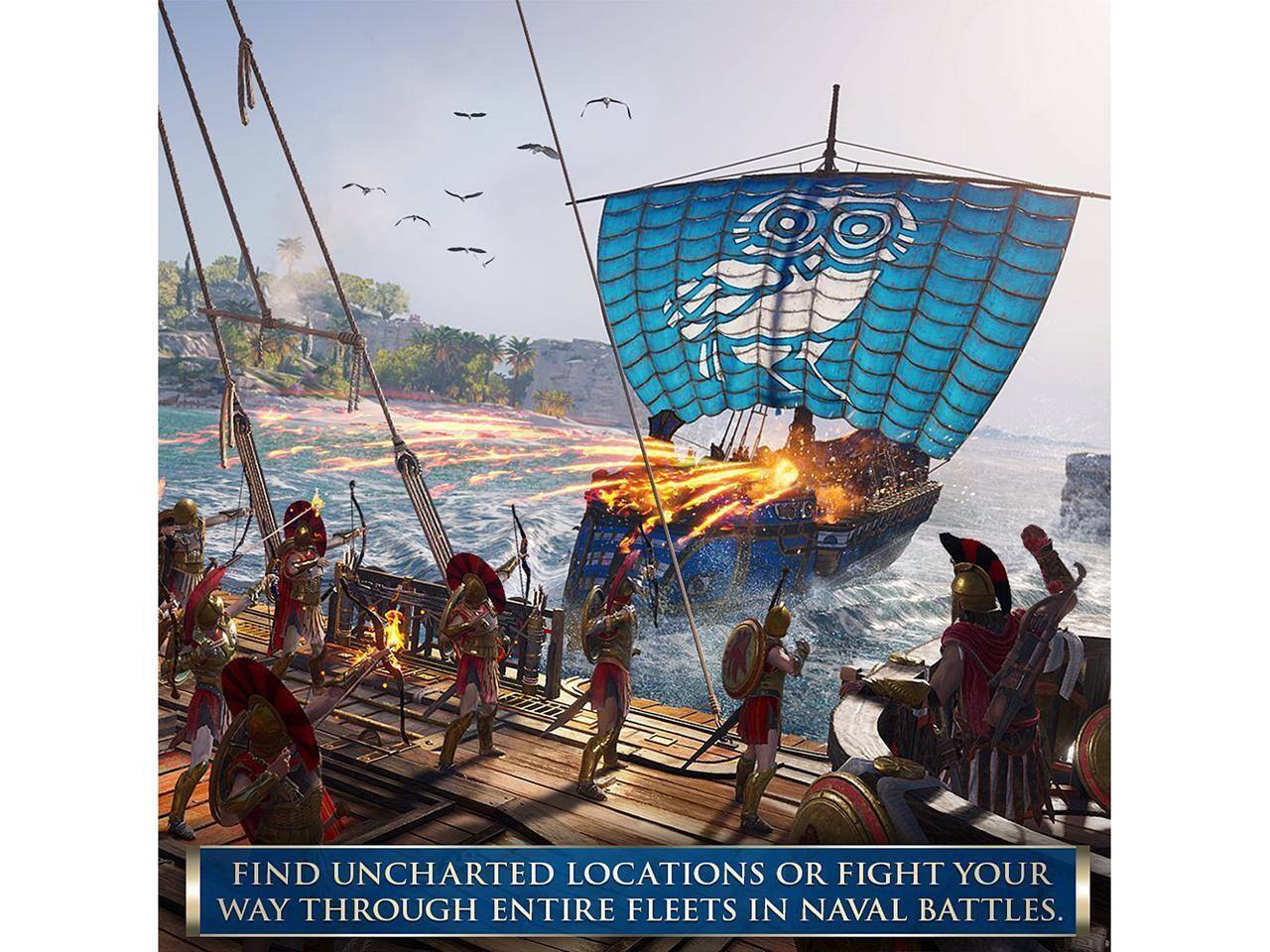 FIND UNCHARTED LOCATIONS OR FIGHT YOUR WAY THROUGH ENTIRE FLEETS IN NAVAL BATTLES.