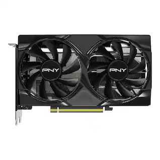 PNY - GeForce RTX 5060 Overclocked 8GB GDDR7 PCI Express 5.0 Graphics Card with Dual Fan - Black