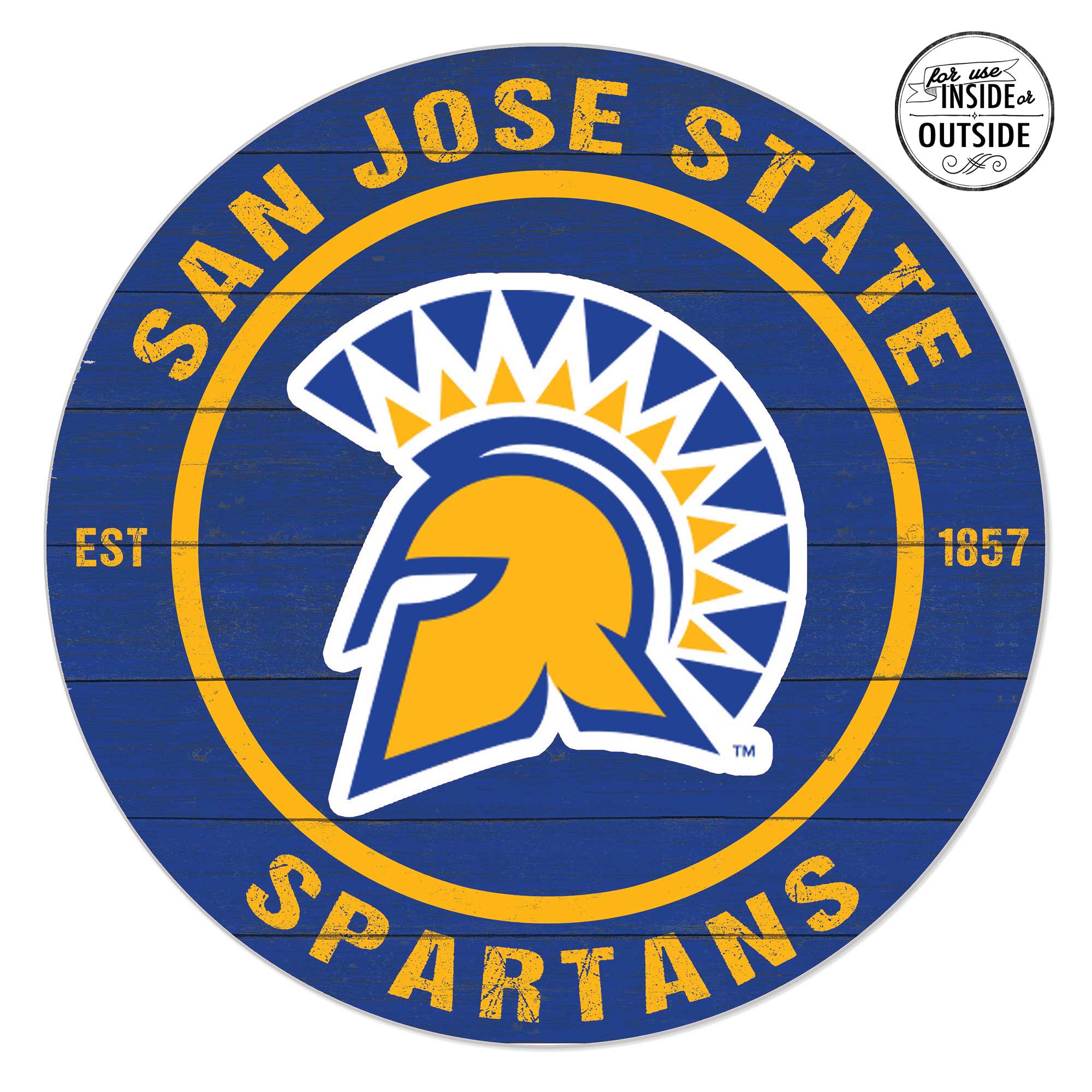 San Jose State Spartans 20" x 20" Indoor/Outdoor Circle Sign