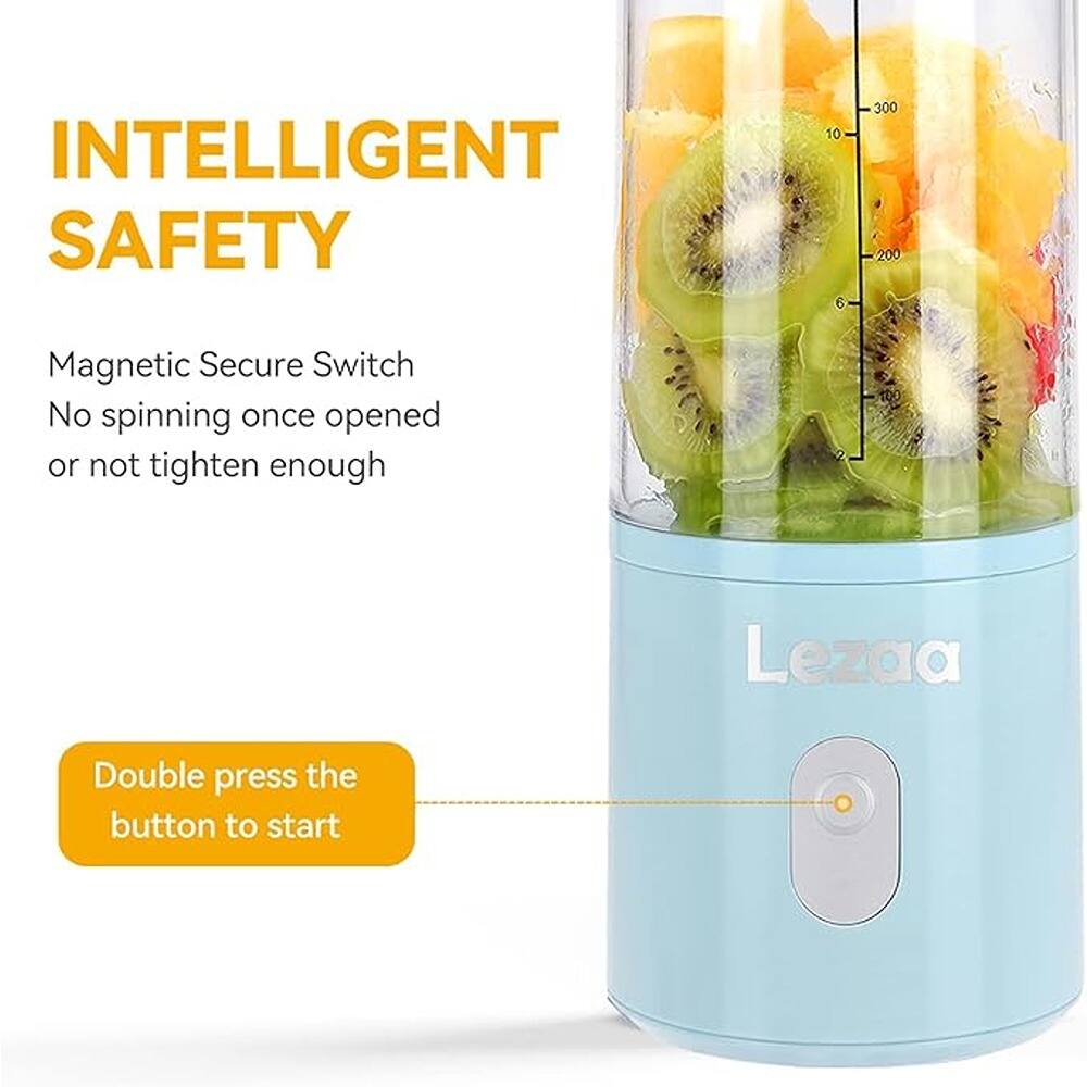 INTELLIGENT SAFETY

Magnetic Secure Switch  
No spinning once opened or not tighten enough

Double press the button to start
