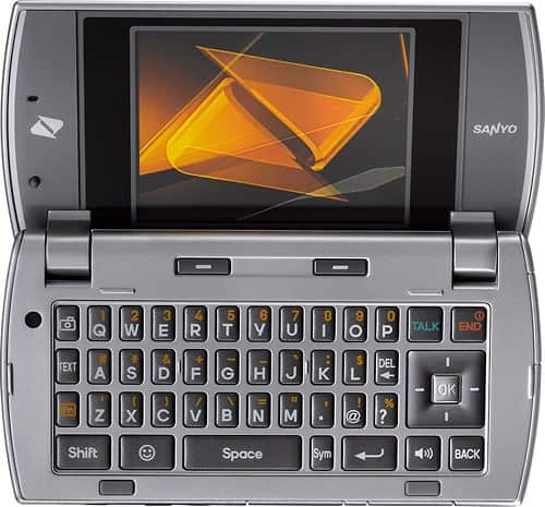 Front Standard. Boost Mobile - Sanyo Incognito No-Contract Mobile Phone - Silver.