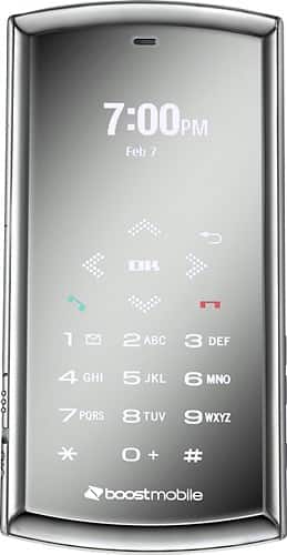 Alt View Standard 1. Boost Mobile - Sanyo Incognito No-Contract Mobile Phone - Silver.