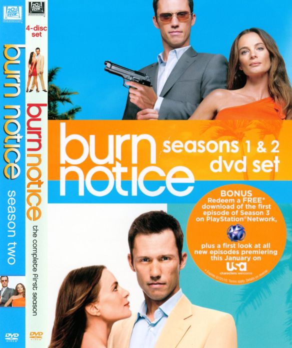  Burn Notice: Season 1 &amp; 2 Set [8 Discs] [DVD]