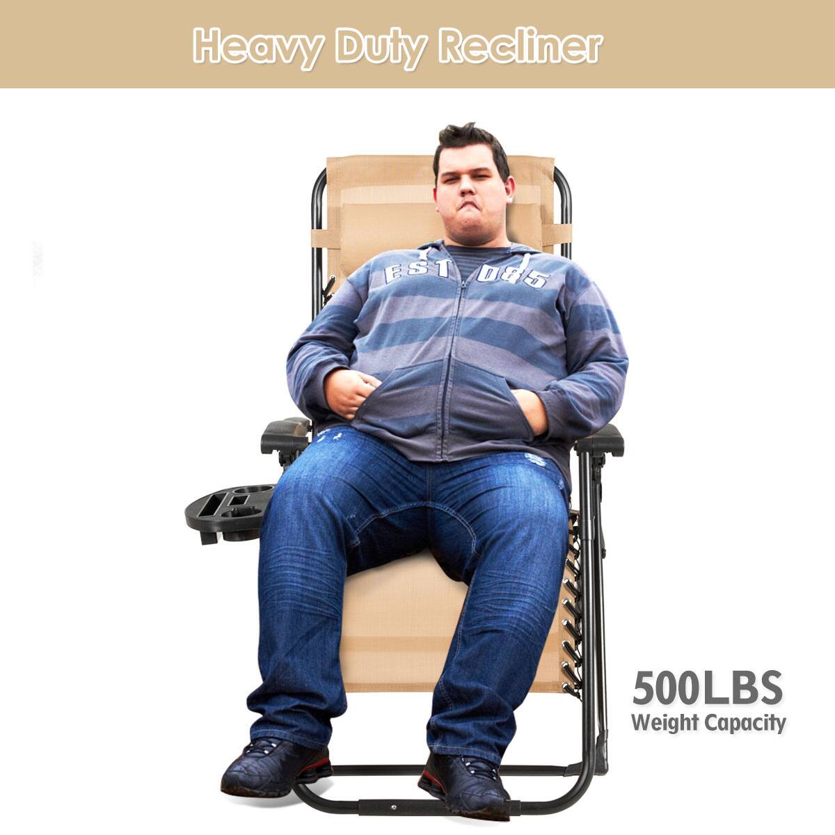 Heavy Duty Recliner ES1 500LBS Weight Capacity