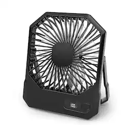 Stock Preferred - 3-Speed USB-C Rechargeable Desktop Fan (Silent, Digital Display)
